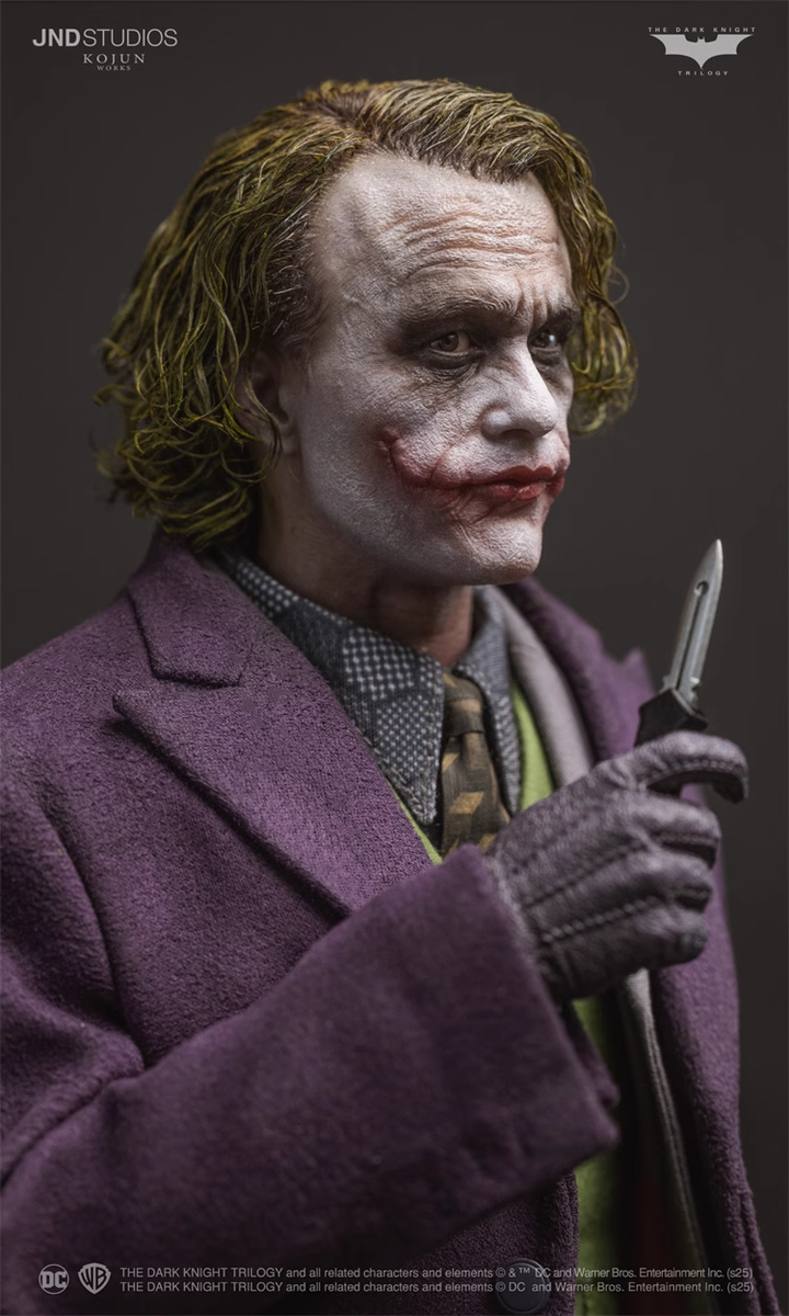 ス*】様 JND STUDIOS ダークナイト　ジョーカー　【タイプB】 JND Studio The Dark Knight Joker Action Figure 1/6 Type B Heath