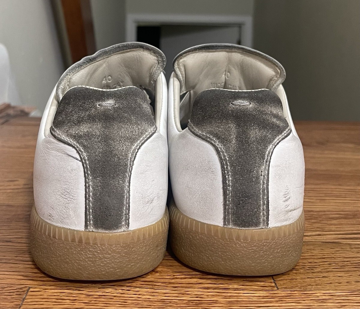 Maison Margiela Replica White / Gum Women's Size 40 Made In Italy