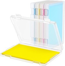 1 Pack A4 File Box Paper Organizers Holder, Transparent Document Paper Projec...