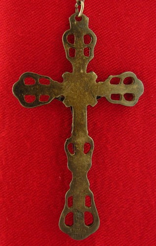 Vintage FAUX PEARL Rosary STERLING SILVER CRUCIFIX And CENTER Religious Rosary - Picture 6 of 19