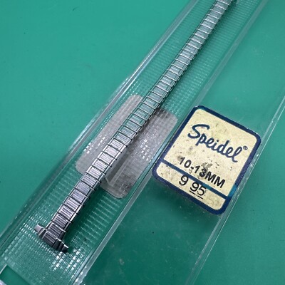 Vintage NOS Speidel Expansion Stainless Silver Tone Watch Band Women 10-13mm