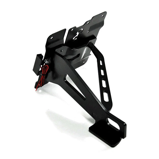 Kennzeichenhalter seitlich schwarz für Harley Davidson Sportster 2004 bis 2022 - Bild 3 von 3