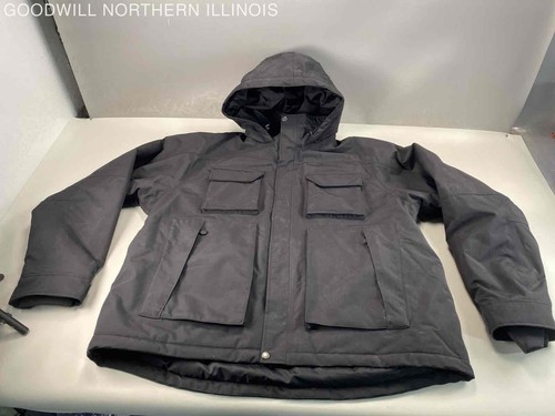 Men's Duluth Trading Company Whaleback Black Waterproof Nylon Jacket Size 3XL | eBay