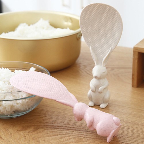 Cute Little Rabbit Rice Spoon Creative Household Children Spoon Kitchen ...