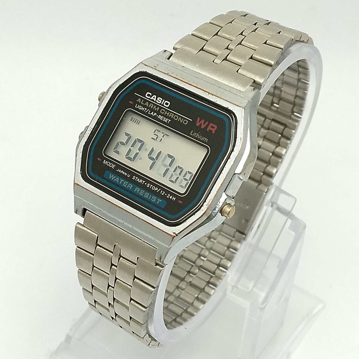 Casio 593 A159W Alarm Chrono Quartz Vintage Men's Watch | eBay