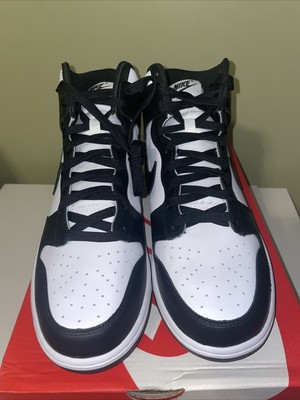 Size Nike Dunk High Black White 195238789671|