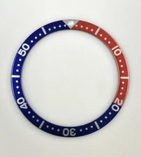 Seiko Pepsi 38mm Bezel Insert for Men’sDiver SKX007/009/175 7S26-0020 6309-729A