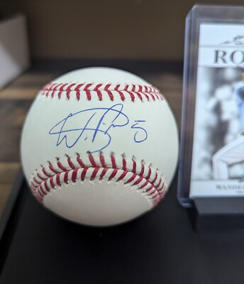 WANDER FRANCO AUTOGRAPHED MLB BASEBALL RAYS MLB TriStar Authentication ...