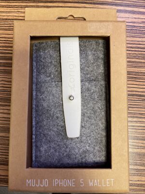 Mujjo Handy Tasche Für iPhone 5 In Grau 