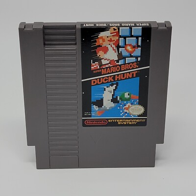 Super Mario Bros & Duck Hunt (Nintendo NES) CLEANED & TESTED