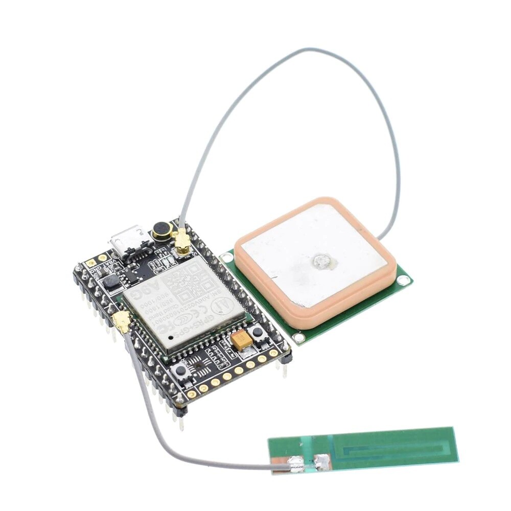 Carte De Développement A9G DollaTek - Module GSM/GPRS + GPS/BDS, Pour Projets IoT Et Communication Sans Fil