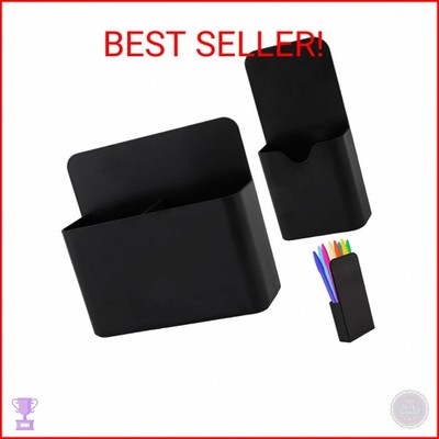 KITANIS Magnetic Pen Holder,2 Pack Magnetic Dry Erase Marker Holder with Generou