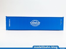 Blauer 40ft Container "China Ocean Shipping Company" (COSCO) in 1:87 (H0)