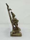 Antique Bronze ￼Durga Mahishasura Mardini Bronze Statue India 8.5” — photo 5