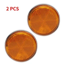 2PCS Front Amber Fork Reflector For Honda CL70 SL 70 90 C70 Z50A S90 CT70