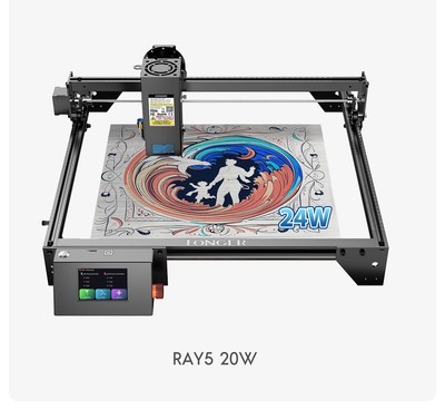 LONGER RAY5 Laser Engraver  High-Precision Laser Engraving 130W and Cutting used