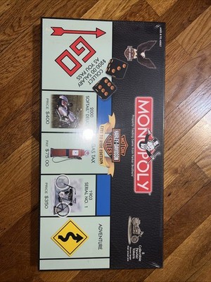 Vintage Monopoly Harley-Davidson Live to Ride Edition 2000 Board Game Hasbro New