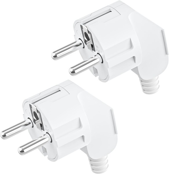 Schuko Stecker Abgewinkelt 16A 250V Schutzkontaktstecker FüR 8-10Mm Kabel 2-image