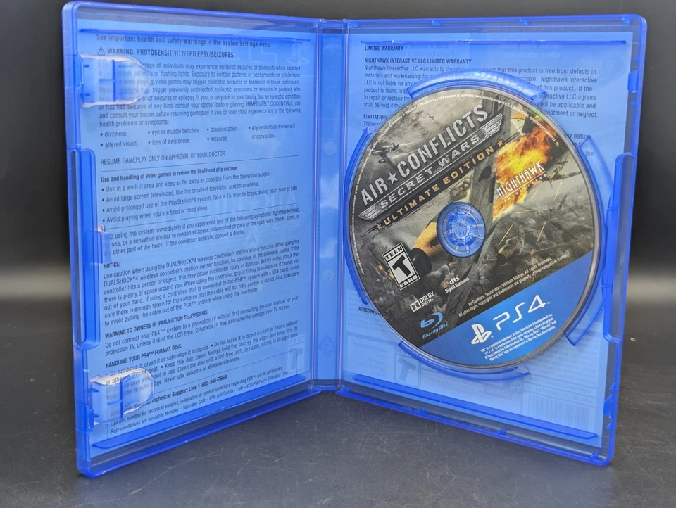Air Conflicts Secret Wars ( Sony PlayStation 4 PS4 ) Mint Disc - Pristine - Image 2 of 4