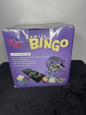 Yuanhe Bingo 6 Inch Rotary Cage Set, Cards, Numbered Balls, Chips