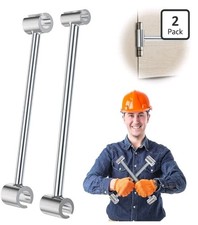 Hinges Gap Adjusting Wrench, 2 Pack Door Hinge Adjustment Tool, Steel Double-...