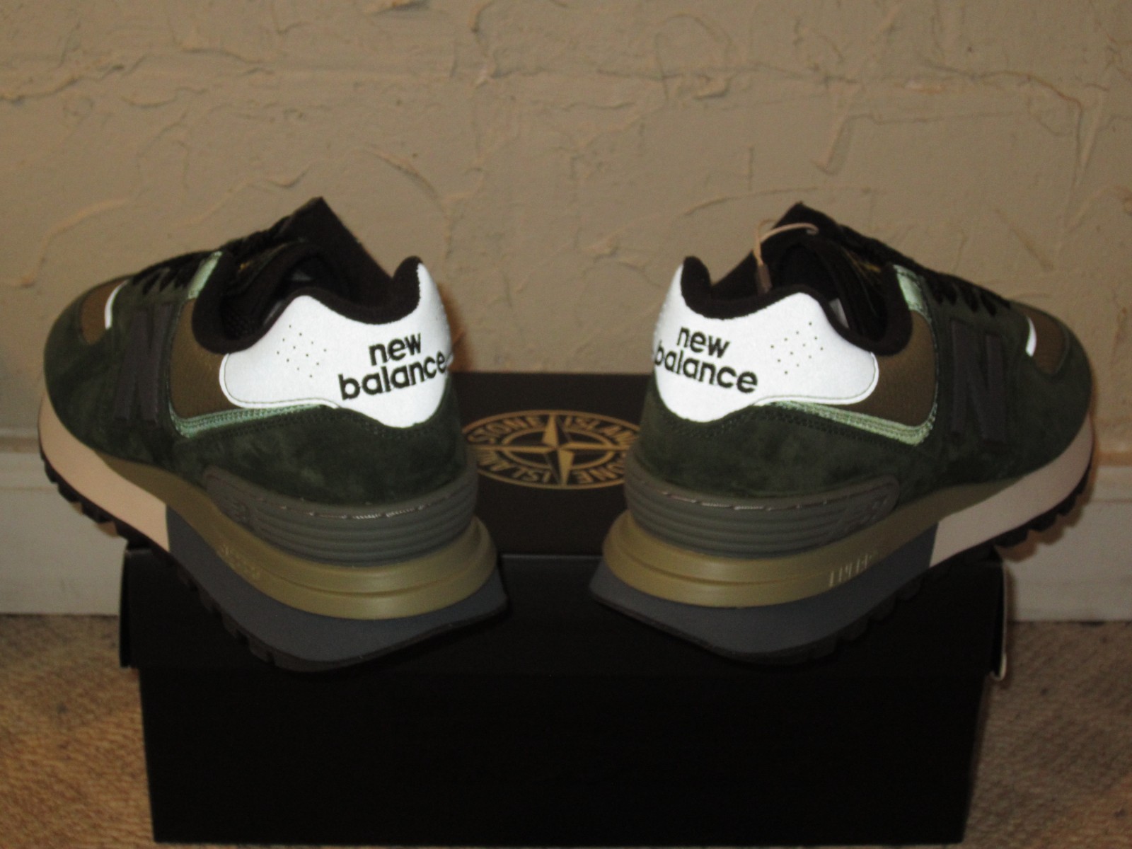 Stone Island x New Balance 574 Legacy U574LGIL Dark Green Men's Size 10 NEW! thumbnail 9