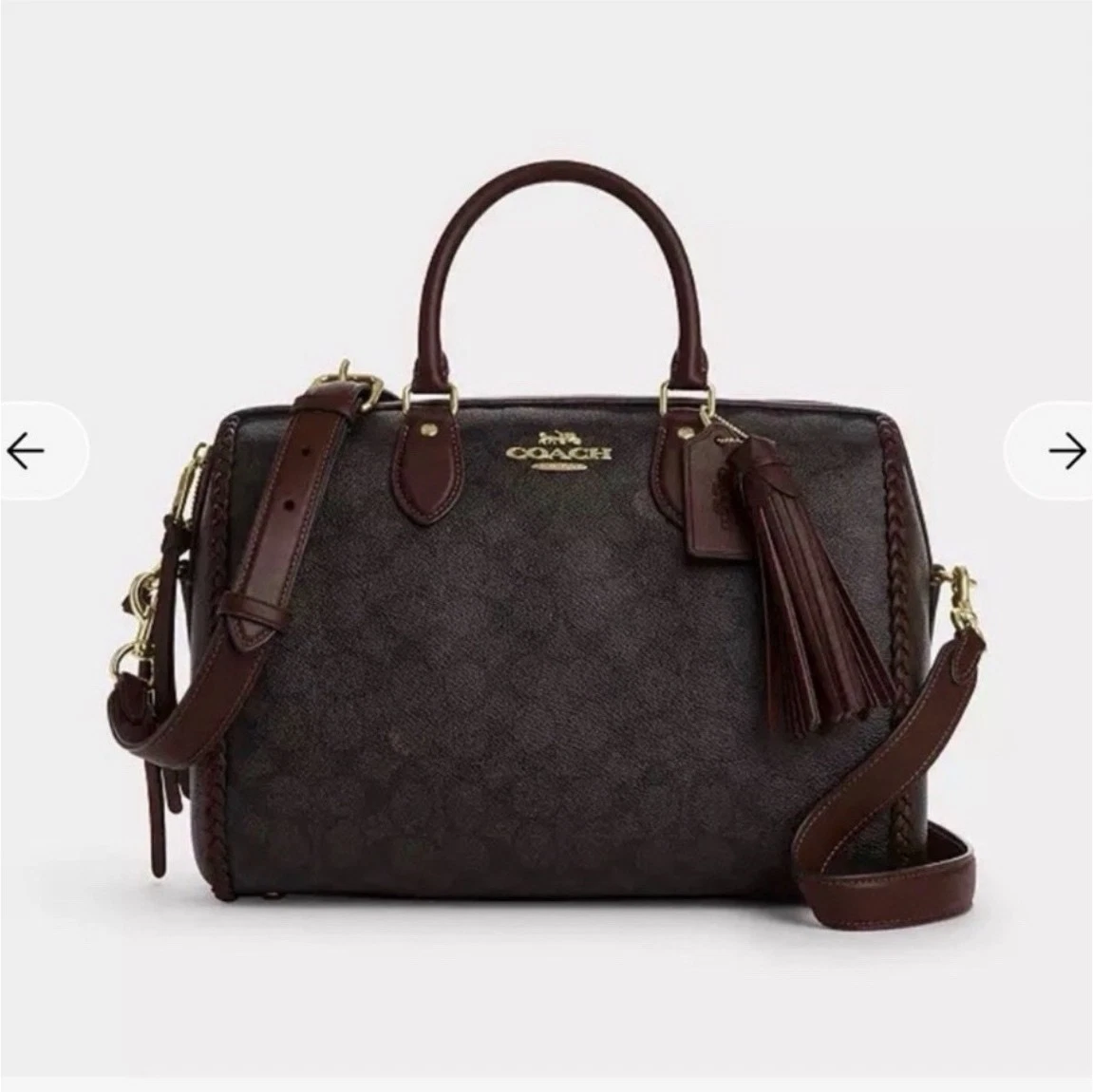 Coach Canvas Exterior Fringe Bags & Handbags for Women for sale | eBay