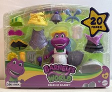 Barney s World Dress Up Barney 20 Pc Set Fisher Price NEW