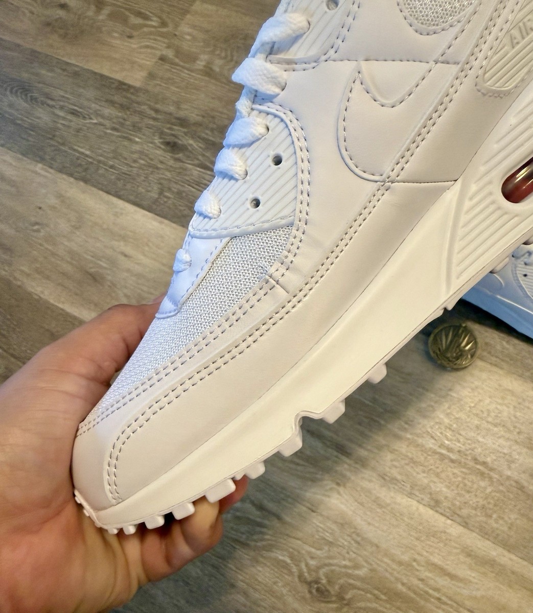 Nike Air Max 90 'White Light Crimson' DM0029-118 Men's Size 12.5