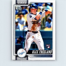 2026 Topps Alex Freeland Rookie #74 Los Angeles Dodgers
