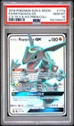 2018 POKEMON SUN & MOON CELESTIAL STORM #177A FULL ART/RAYQUAZA GX PSA 10