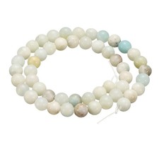 50pcs River Stone B Natural Stone Beads 6mm Round Loose Bead