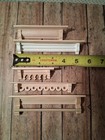 WOOD Wall SHELVES Lot 5* Dollhouse  Miniature shelving 1/12th Bed Bath Dine Shop — photo 8