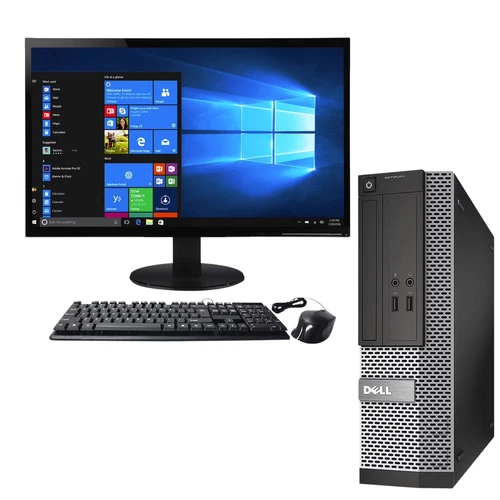 Dell OptiPlex Desktop SFF Desktop i3 i5 i7 Win 10/11 Pro 27" Monitor