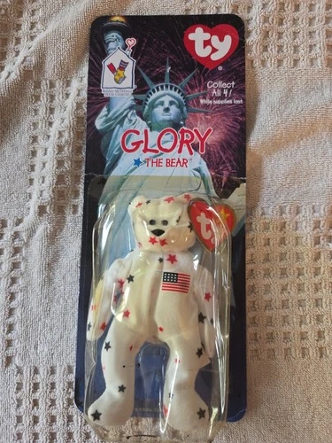 Ty Glory The Bear 1997  Vintage With Tag In Package One Of 4 In Collection