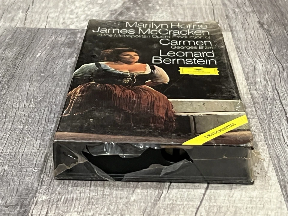 BIZET: Carmen - Horne, McCracken, Bernstein 3 Musicassettes SET/1973)-NEW/SEALED - Image 2 of 4