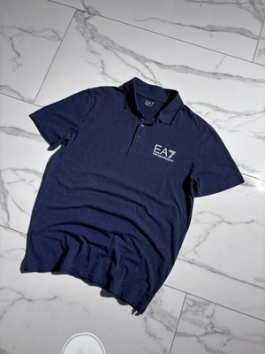 EA7 Emporio Armani Men s Polo Tshirt Collared Neck Big Logo Size M