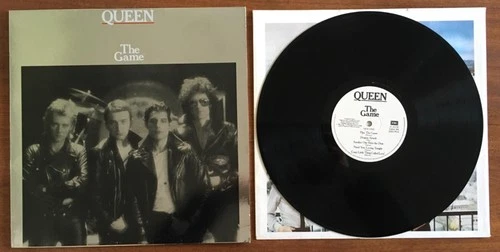 Queen - The Game (UK Vinyl LP, 1980). First Pressing, Foil sleeve, VG+/VG+.