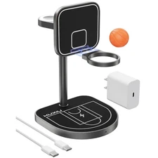 3Point Power 3 in 1 Charging Station for Apple, KU XIU X85 Aluminum Alloy Magnet