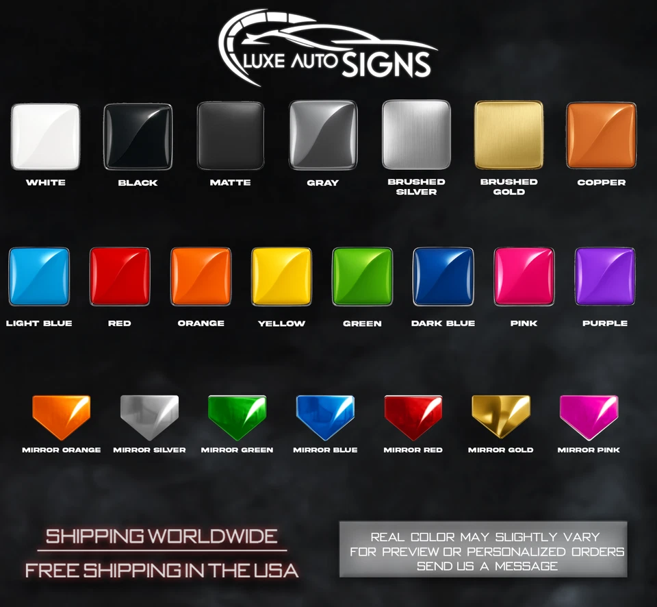 Marco de matrícula personalizado 3D VERDE CHEVY emblema de coche MULTICOLOR Foto 2 de 4