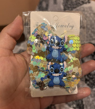 Disney Lilo & Stitch Stitch Sequin Novelty Earrings Jewelry, Disney Franchise