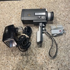 VTG Yashica Super-40 Super 8 Movie Camera Bundle Untested - w/ GE Light Remote