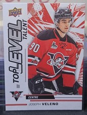 18-19 Upper Deck CHL Joseph Veleno Top Level Talent 🚨🚨🚨 Montreal Canadiens 