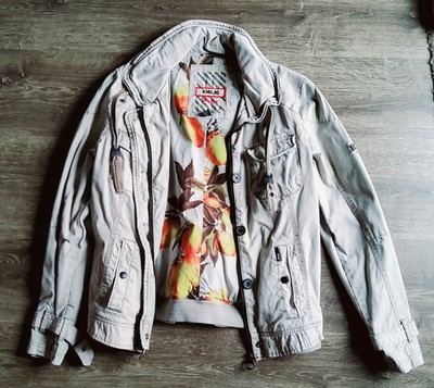 Khujo   Damen Jacke beige Baumwolle Gr. M neuwertig