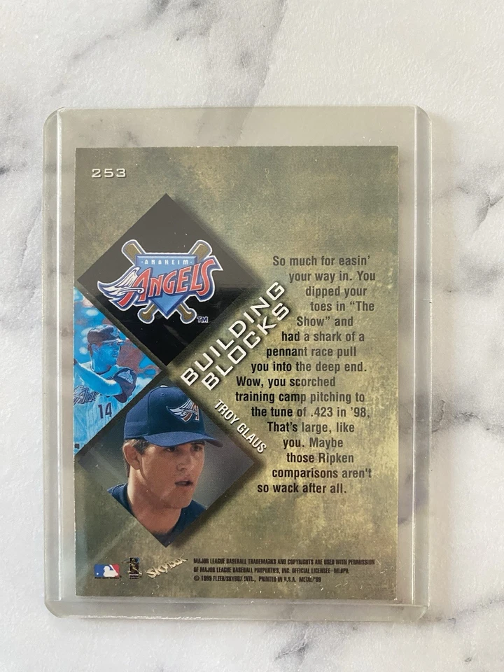 1999 Skybox Metal Universe Troy Glaus #253 - Image 2 of 2