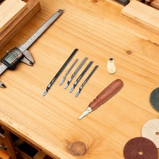 Wood-Handled Hand Saw w/Replaceable Blades, Compact Manual Saw for Woodworking