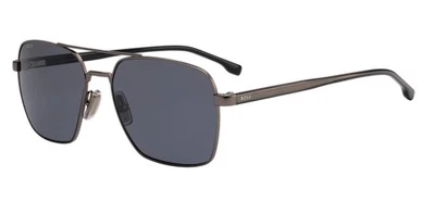 HUGO BOSS Sonnenbrille Aviator 1045/S/IT V81 (IR) DARK RUTHENIUM BLACK/GREY - Bild 1 von 3