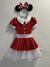 Revolution Dance Costume Child XS Red White Tutu Minnie Mouse Jazz