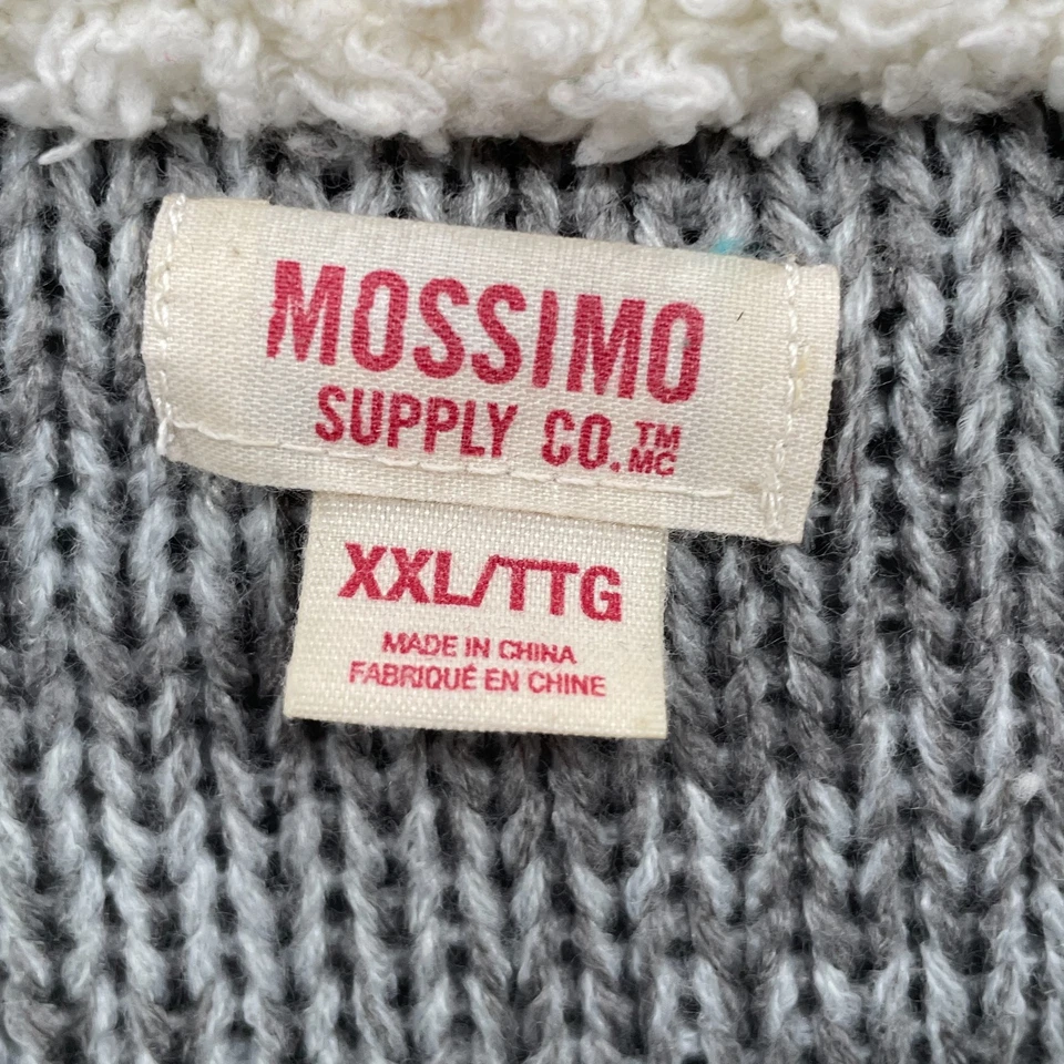 Cárdigan Suéter Mossimo Nórdico Para Mujer XXL Tejido Boho Gorpcore Exterior Y2k Cabina Foto 3 de 4