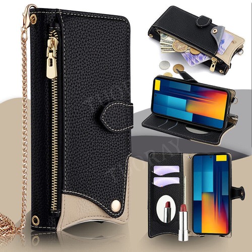 Case For Xiaomi Mi 15 14T 13T 12 11 10 Pro Mi 11T Crossbody Zipper Leather Cover - Picture 21 of 92